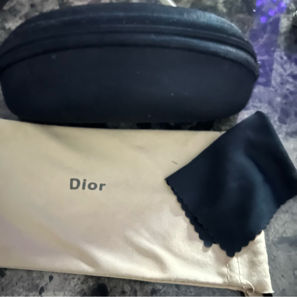 Dior Black Sunglasses Case